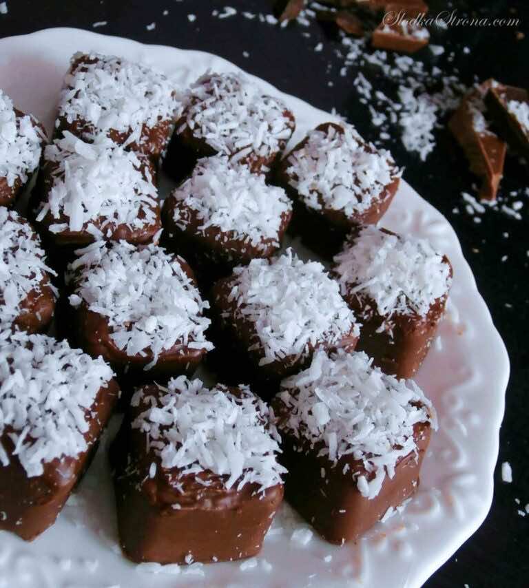 Domowe Kokosowe Czekoladki „Bounty”