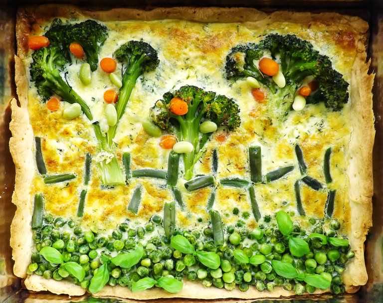 Tarta – „Brokułowe drzewka w ogródku babci”