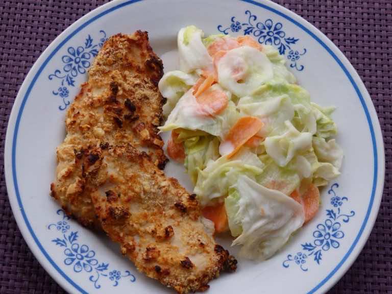 Pierś kurczaka panierowana w krakersach