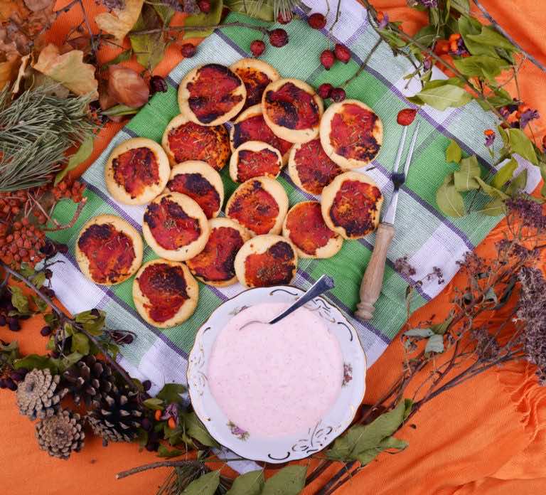 Tymiankowe ciasteczka drożdżowe. Pyszna przekąska :)