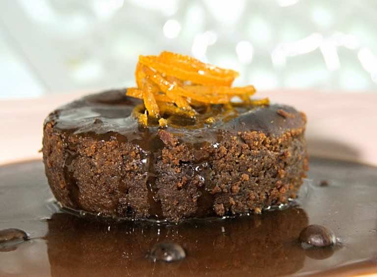 Kakaowe serniczki z nutą pomarańczy