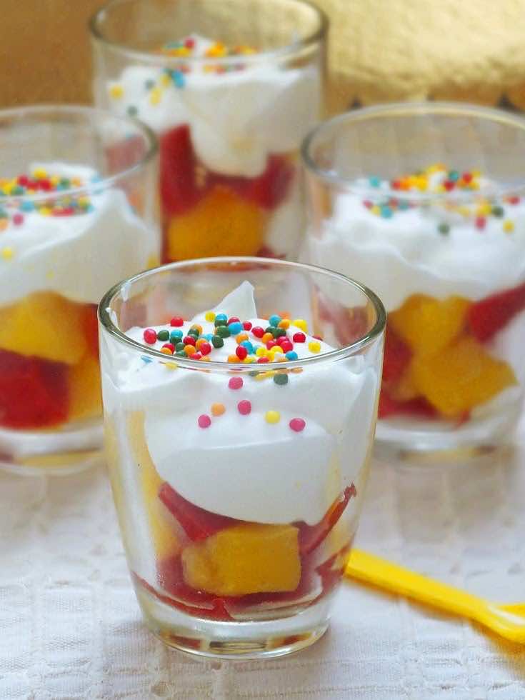 wegański, zdrowy deser owocowy