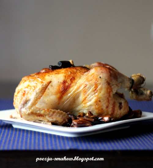 Kurczak zapiekany z 40 ząbkami czosnku