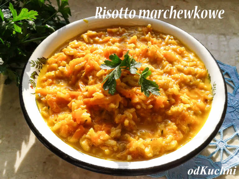 Słodkie risotto marchewkowe