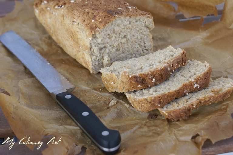 Bardzo łatwy w przygotowaniu chleb z siemieniem lnianym
