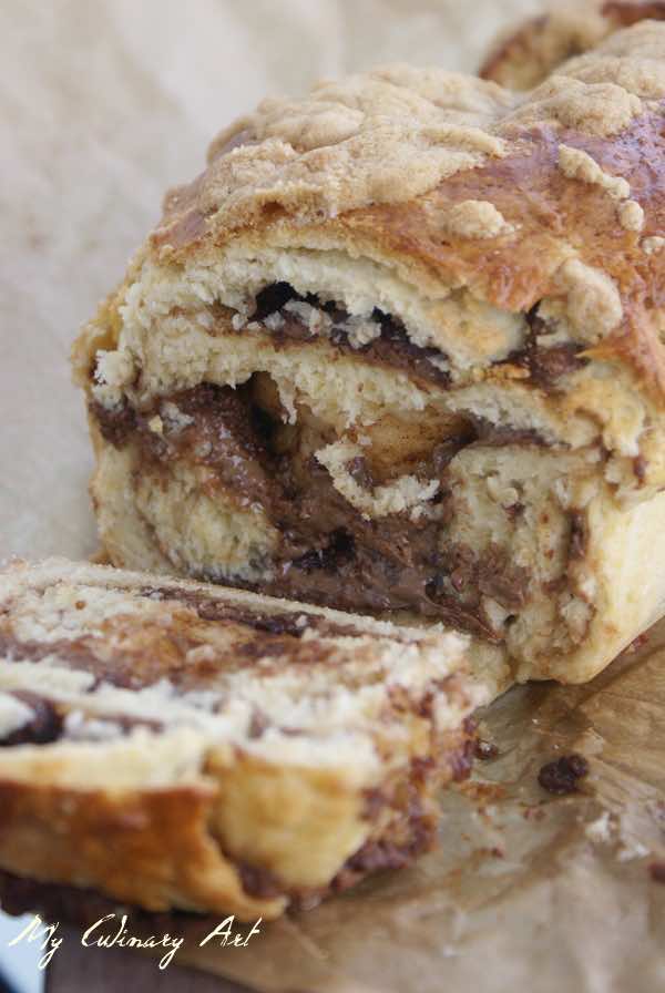 Babka drożdżowa z czekoladą i cynamonem <3