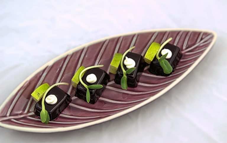 Świąteczna galaretka z kwasem buraczanym