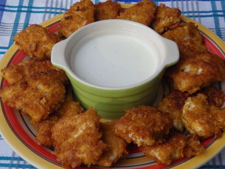 Kurczak w płatkach kukurydzianych