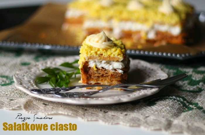 Sałatkowe ciasto – sałatka jak ciasto.