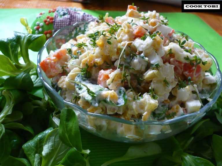 Sałatka z rzeżuchą na WIELKANOC