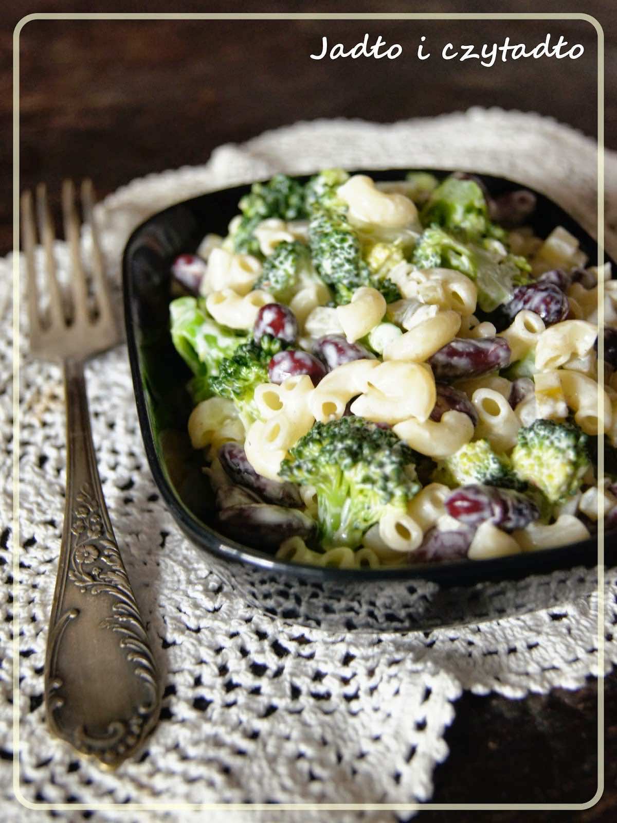 sałatka+z+brokułów+fasolki+i+makaronu---