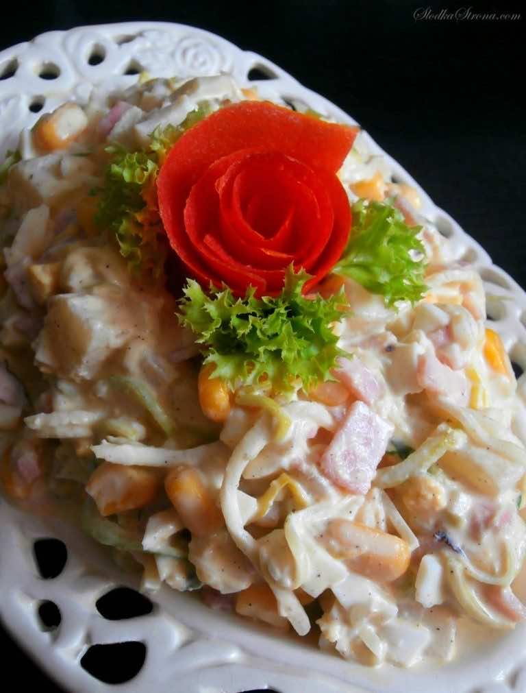 Rewelacyjna Sałatka z Szynką