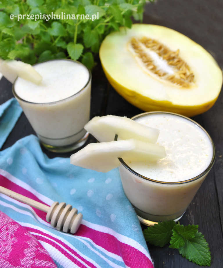 KOKTAJL Z BANANEM I MELONEM