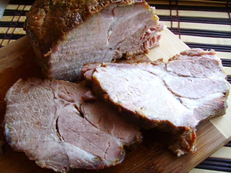 Karczek, karkówka pieczona na kanapki i na obiad.