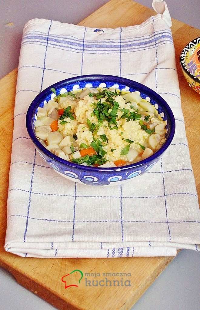 Kuskus z pieczarkową? Pyszne!