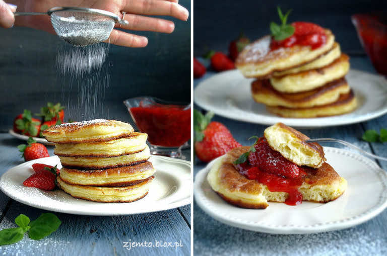 Racuchy na serku homogenizowanym.