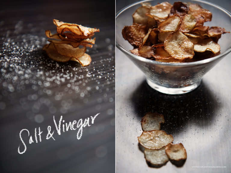 Chipsy ziemniaczane pieczone – sól i ocet