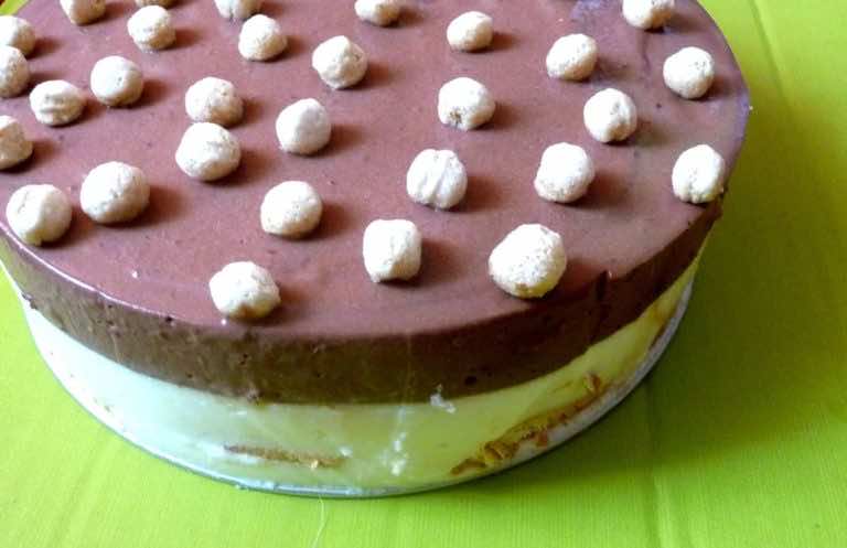 Dwukolorowy serniczek