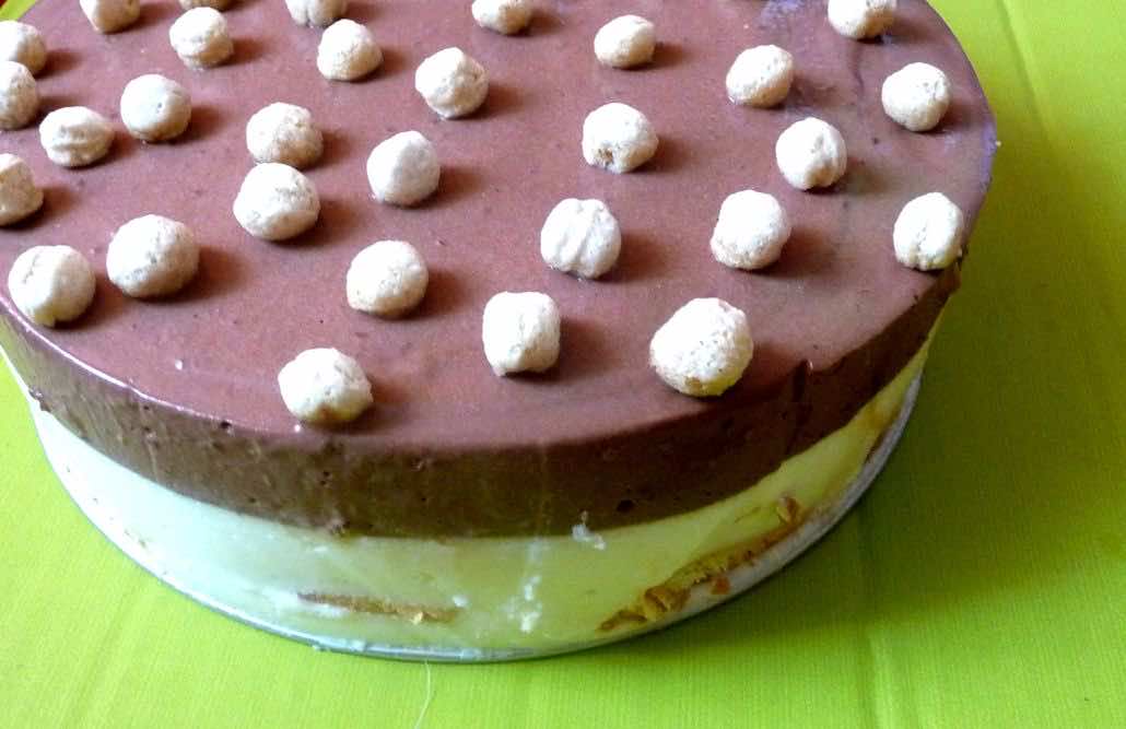 dwukolorowy serniczek