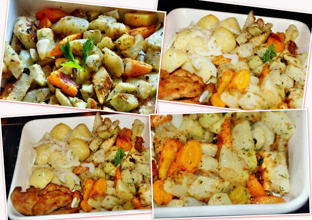 KALAREPA Z PIEPRZEM I LUBCZYKIEM ZAPIEKANA