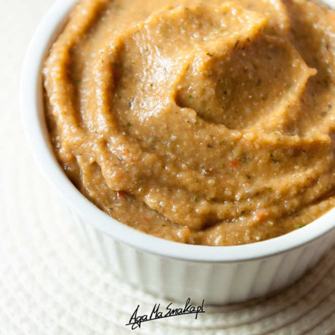 Pasta – dip z pieczonych warzyw: idealna do pieczywa i do krakersów