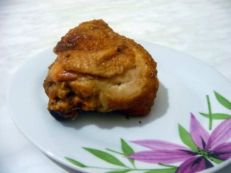 Udka kurczaka duszone w piwie z musztardą i miodem