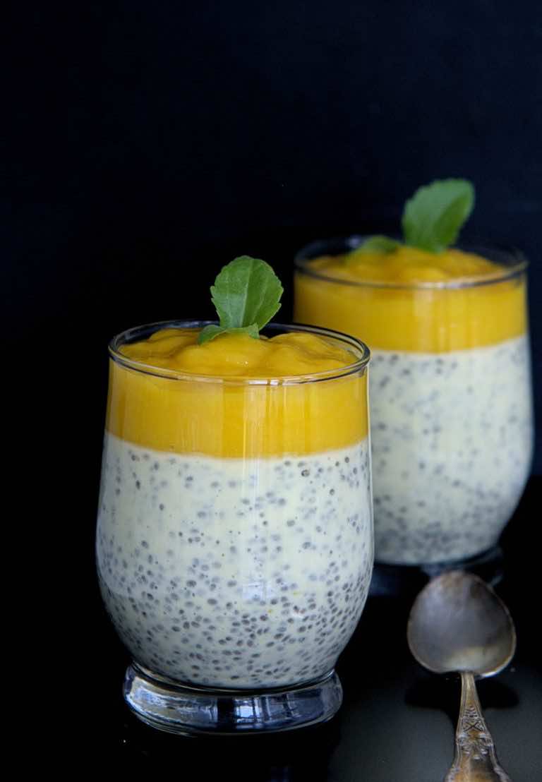 Serniczki Chia z mango