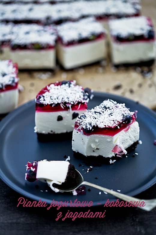 Pianka jogurtowa bez pieczenia