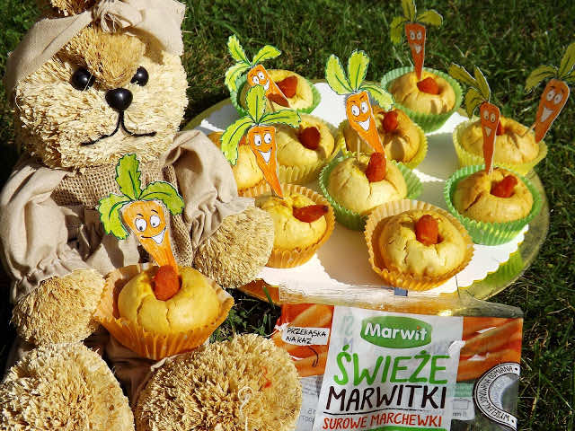 Babeczki z marchewką o nucie pomarańczowej