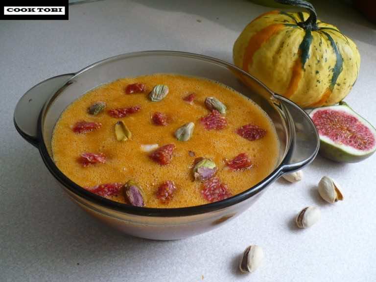 Zupa dyniowo – figowa