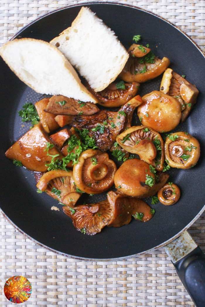 Rydze smażone na maśle