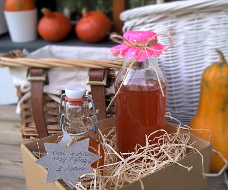 Ocet z dzikiej róży i głogu