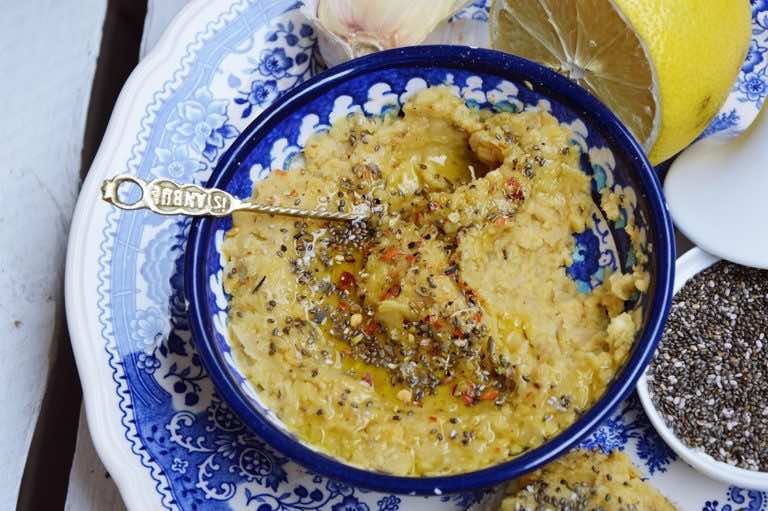 Pasta z ciecierzycy z chia