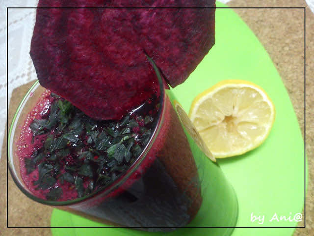 Koktajl buraczany z natką pietruszki (dieta odchudzająca)