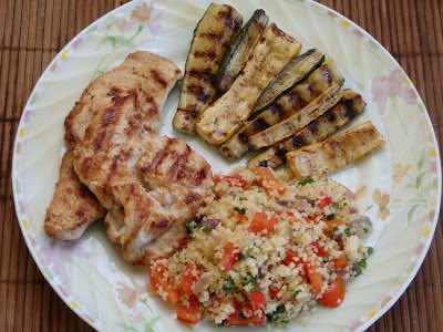 Grillowana pierś marynowana w maślance