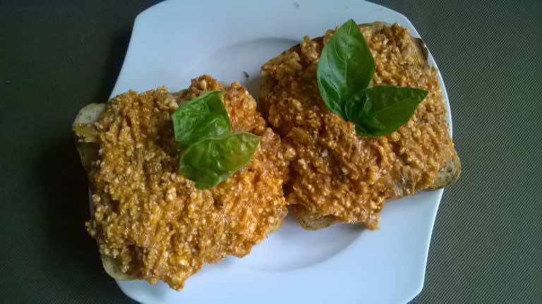 Pasta z makreli i twarogu