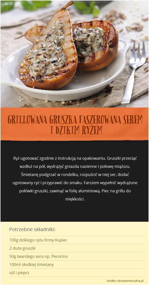 Ciekawy przepis na wykorzystanie gruszek