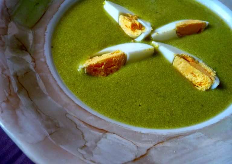 Zupa krem z zielonego groszku