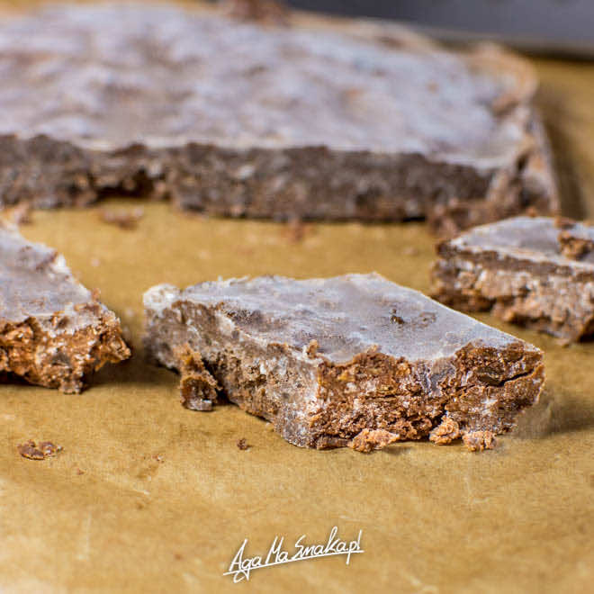 Lodowy blok czekoladowy: bez cukru, bez mleka, bez glutenu! Coś dla prawdziwych łasuchów
