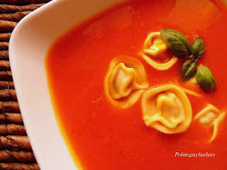 Zupa krem z dyni i pomidorów