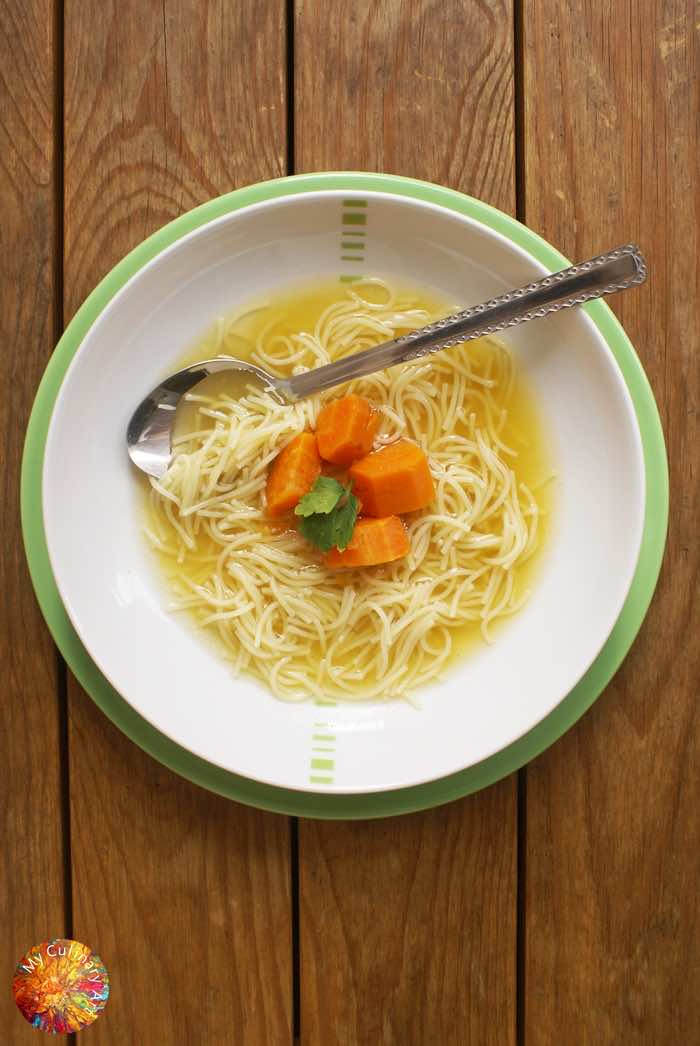 Rozgrzewający rosół z dynią