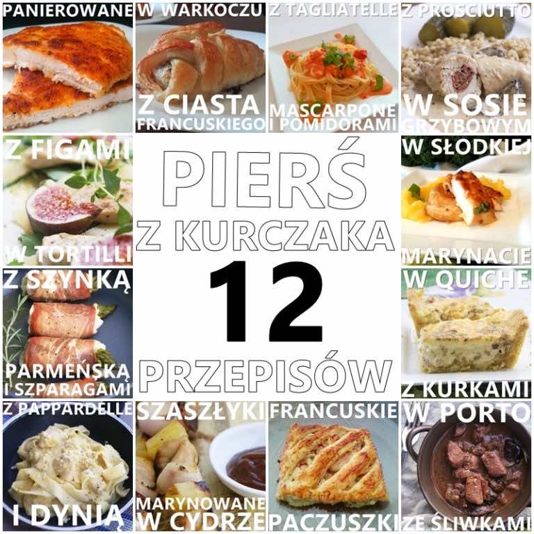 12 POMYSŁÓW NA PIERŚ Z KURCZAKA!
