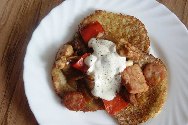 Pomysł na obiad: placki ziemniaczane