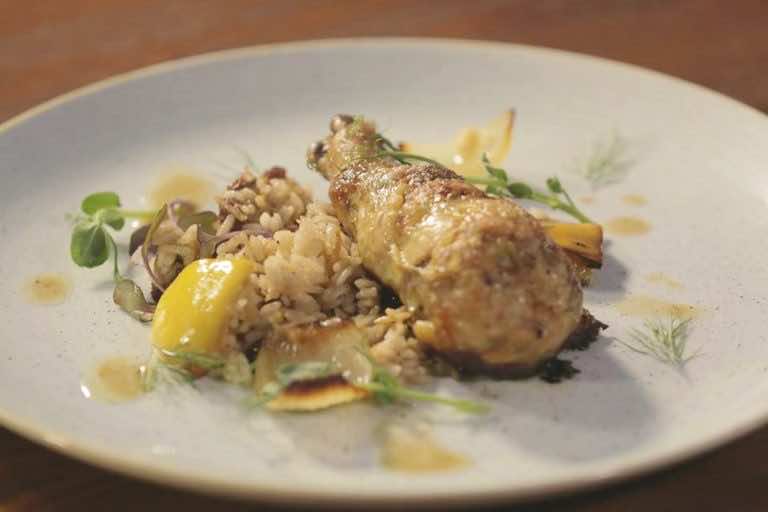 Nóżki nabite farszem na niecodziennym ryżu Andrzeja Polana