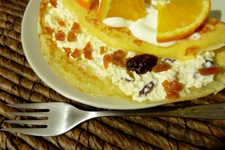 Pomarańczowe naleśniki