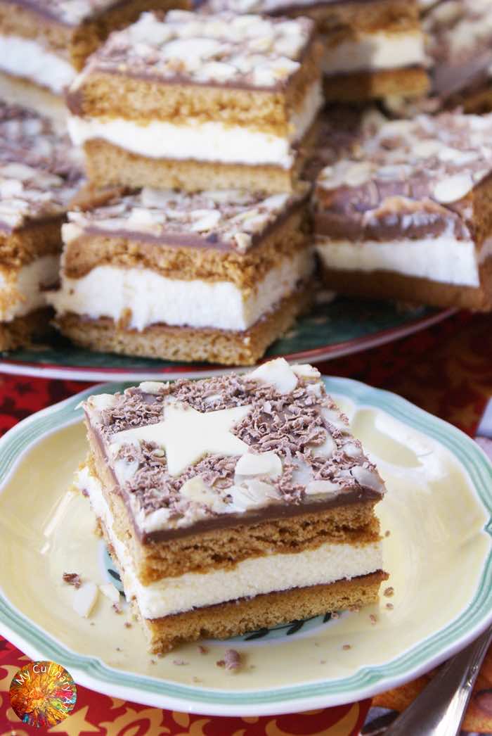 Miodownik (stefanka) z kremem grysikowym