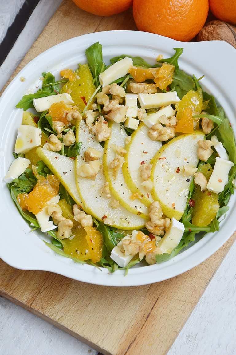 Cytrusowa sałatka z rukoli