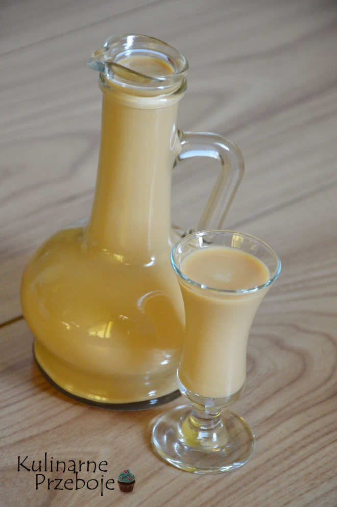 Likier mleczny 2-składnikowy z mleka skondensowanego