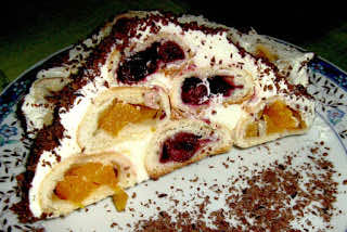 Przekładaniec owocowo – śmietanowy