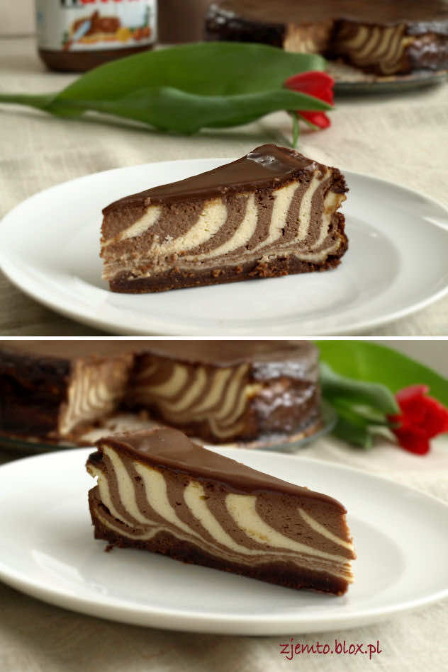 Sernik z nutellą